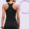 Sweat-Wicking WERQ Dance Fitness Stamp Tank