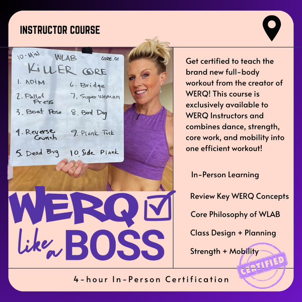 In-Person WERQ Like a Boss Pro Certification | Merriam, KS | 2/23/25