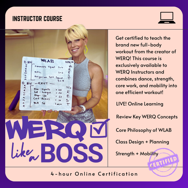 LIVE Online WERQ Like a Boss Pro Certification | 1/26/25