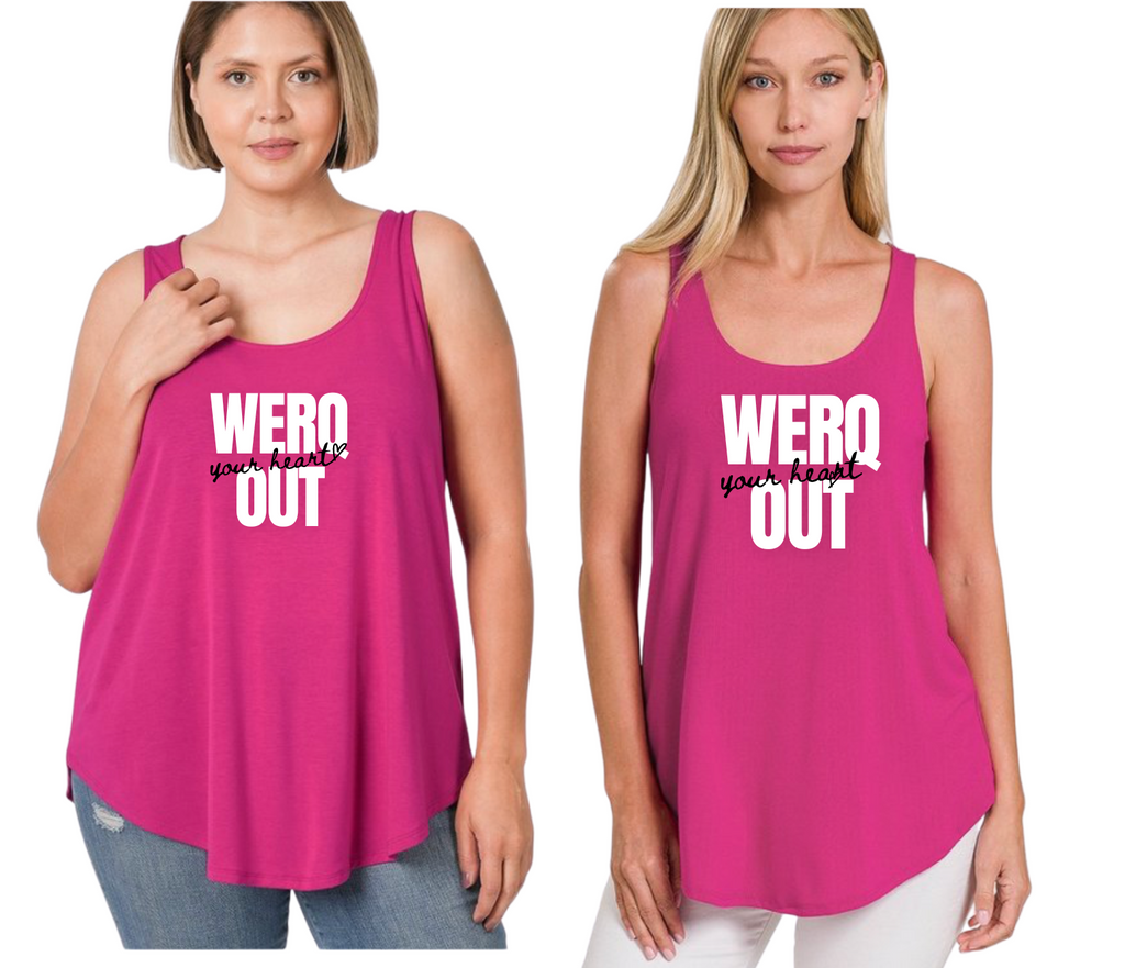 WERQ Your Heart Out Flowy Tank