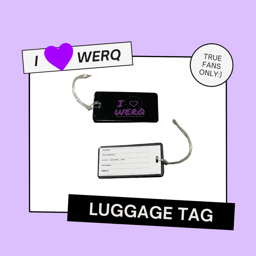 I 💜 WERQ- Luggage/Bag Tag